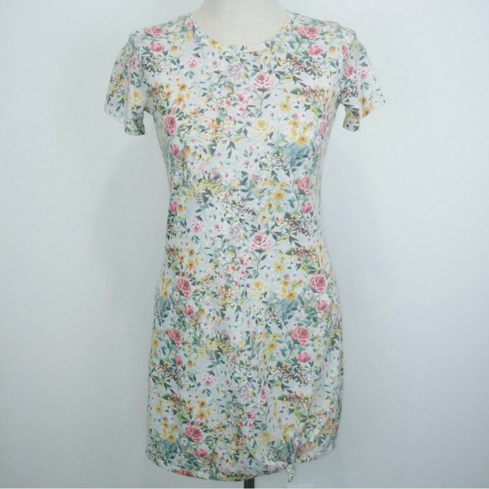 Generation Love Pretty Holly T-Shirt Dress Women's Size M Floral Short Sleeve